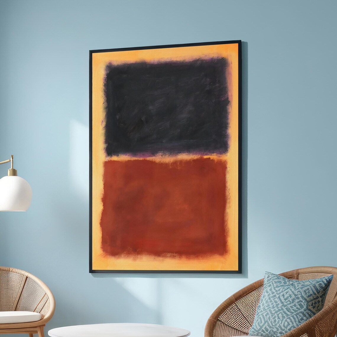 Rothko-Inspired Abstract Art Print, Minimalist Expressionist