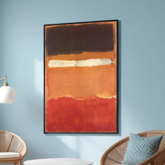 Mark Rothko Inspired Abstract Art Print