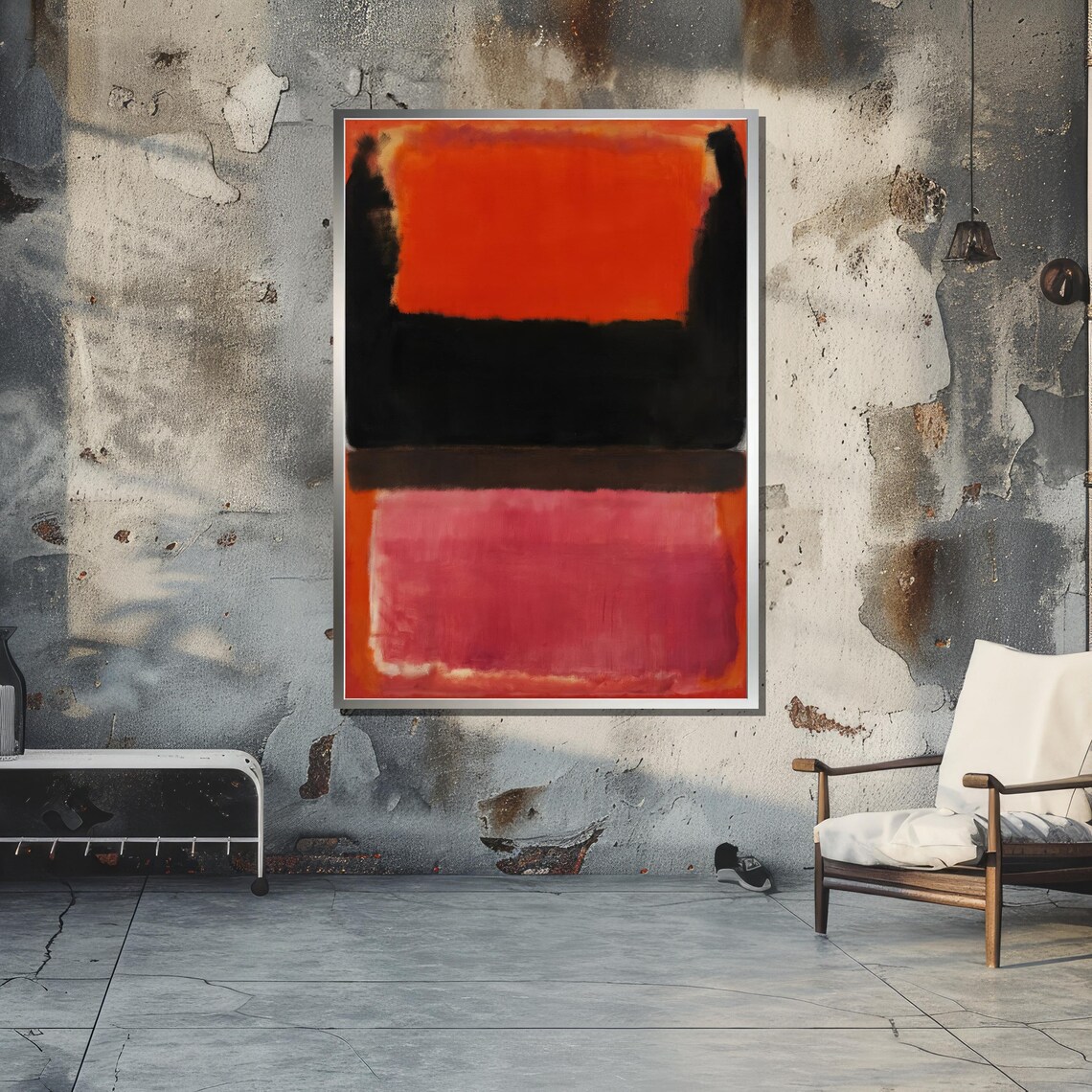 Rothko Inspired Abstract Color Field, Wall Art Print - Image 5