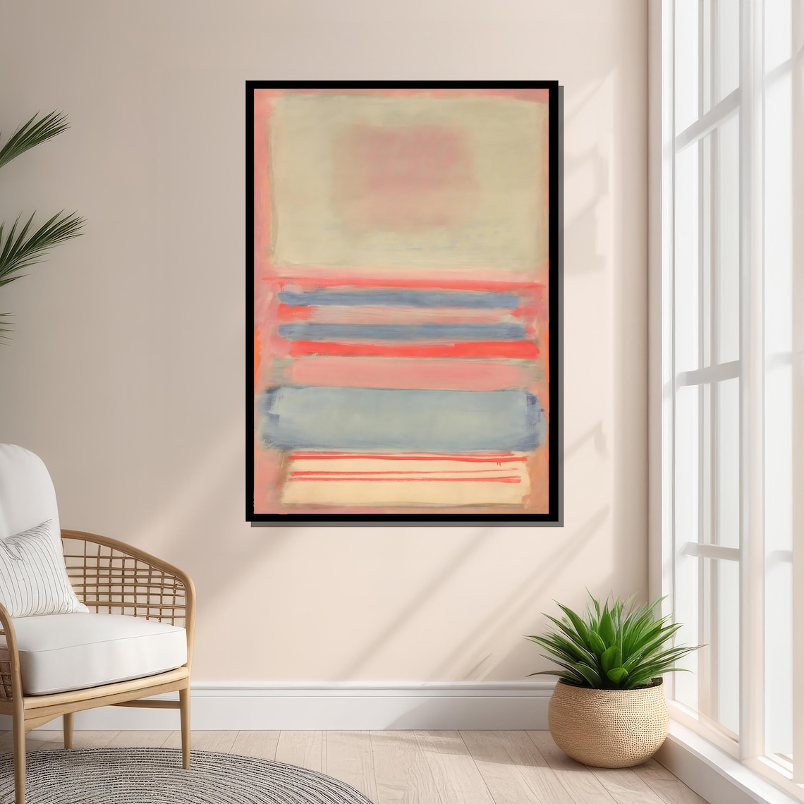 Mark Rothko Abstract Color Field Pastel Art Print - Image 4