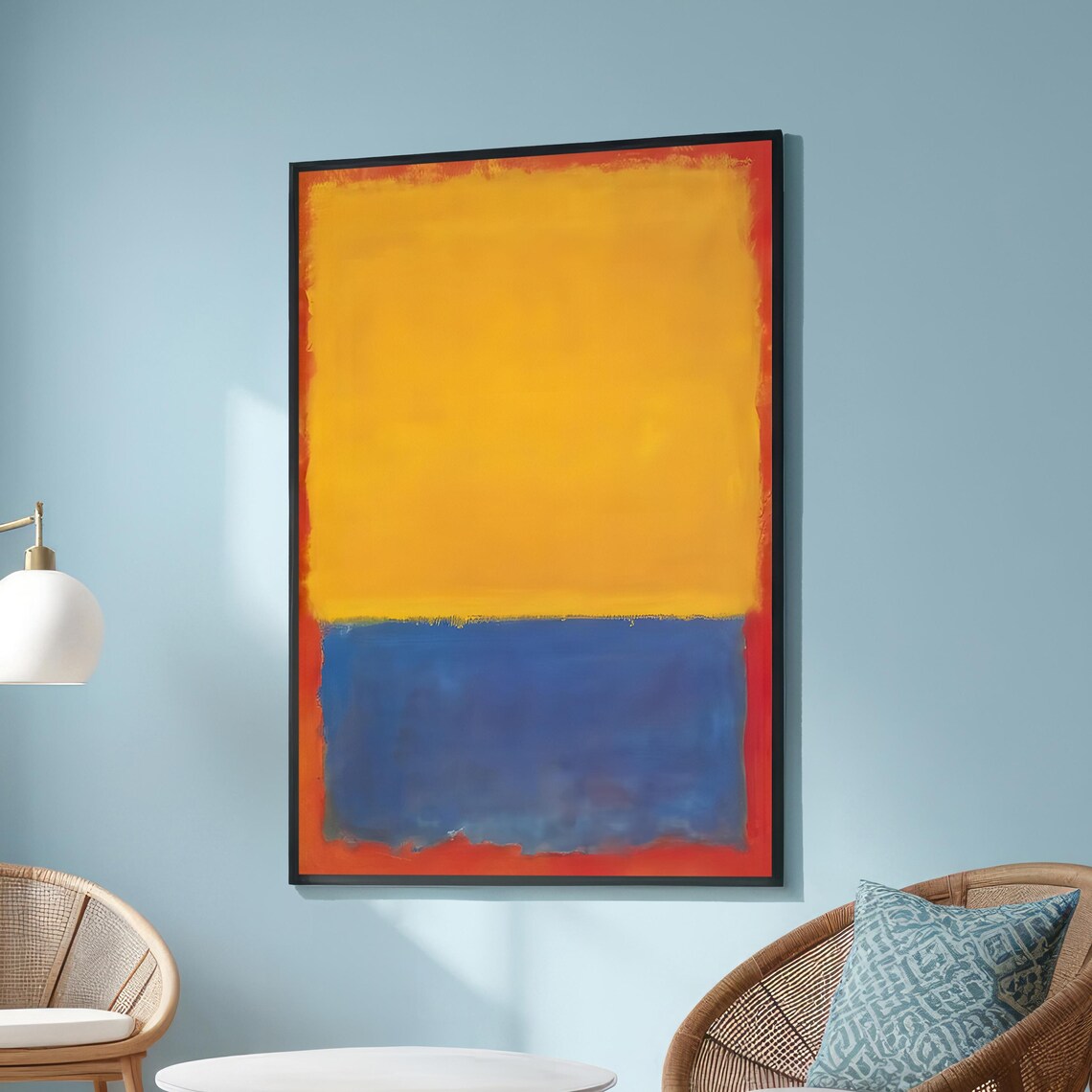 Rothko Inspired Abstract Color Field Art Print