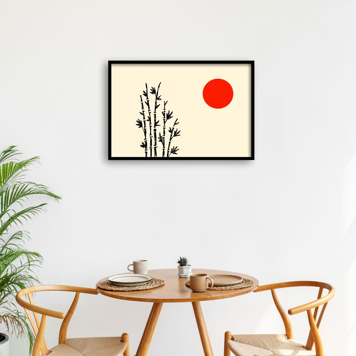 Bamboo Wall Art, Minimalist Zen Decor Poster - Image 3