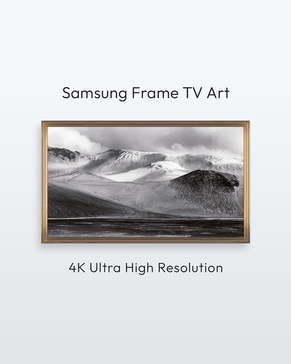 Iceland Mountain Samsung Frame Tv Fine Art Photography 4k Print