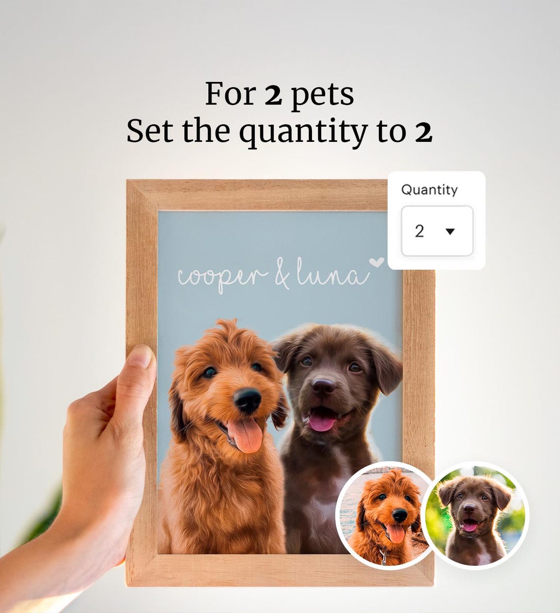 Custom Corgi Dog Portrait With Name Personalized Cute Pet Art Poster - Image 2