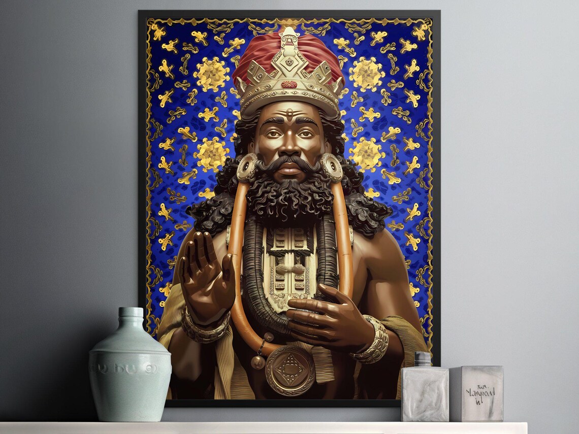 Yoruba Orisha Art Print, Spiritual Cultural Decor - Image 2