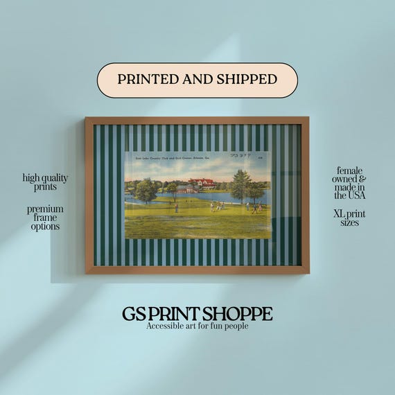 East Lake Golf Course Horizontal Art Print
