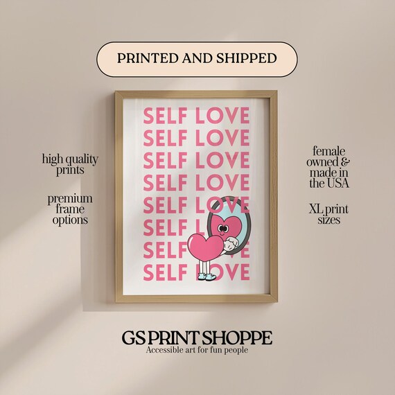 Self Love Vertical Art Print