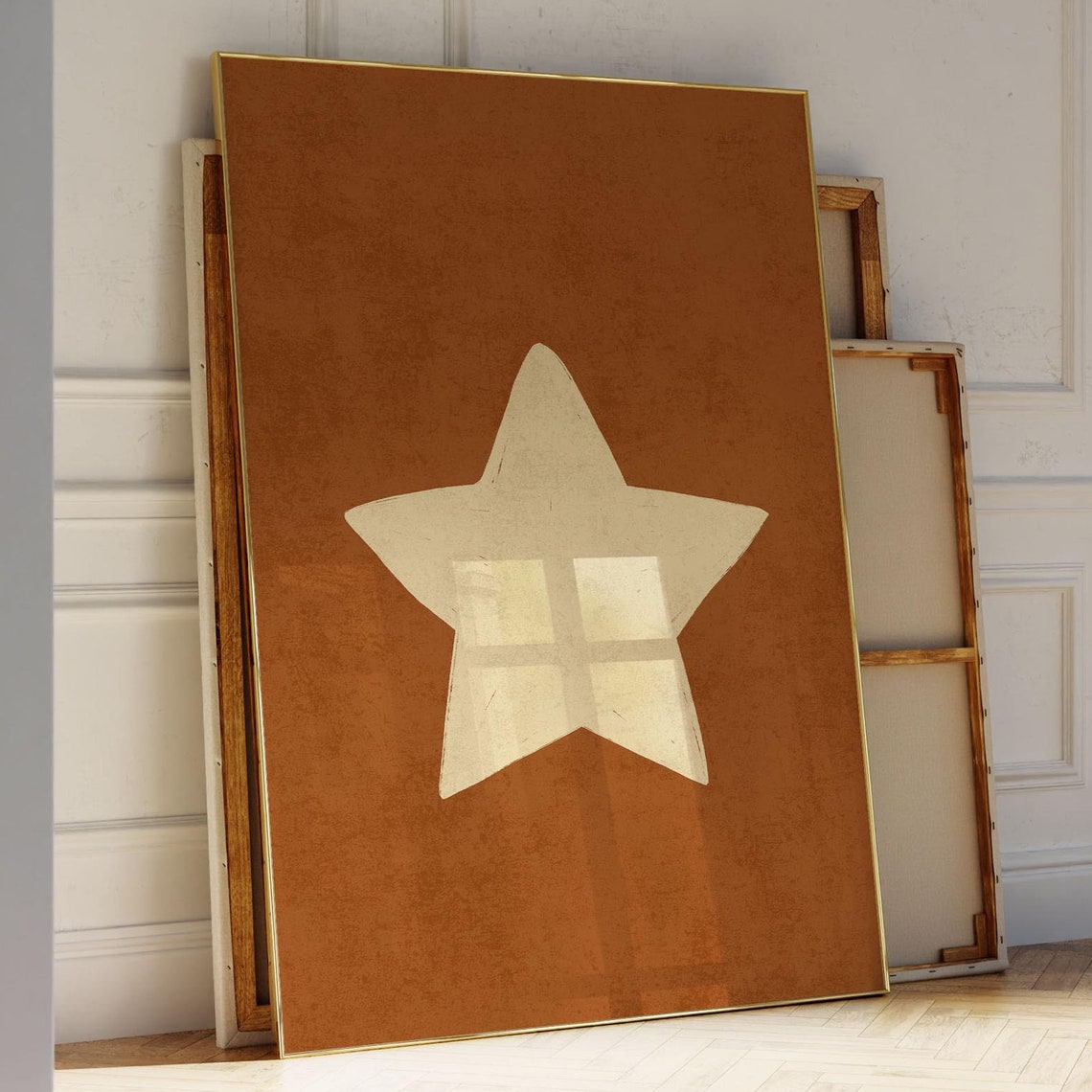 Star Print Trendy Wall Art For Fall Preppy Autumn Gallery Cozy Apartment Decor