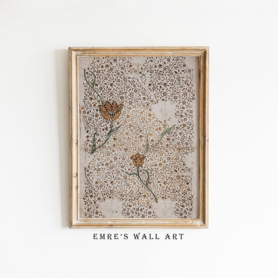 Botanical Sketch Drawing Vintage Floral Art Print