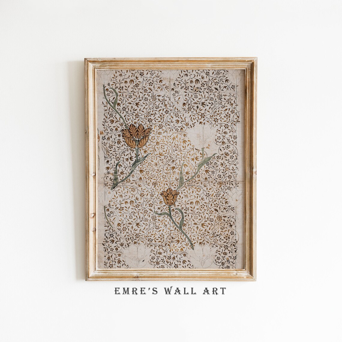 Botanical Sketch Drawing Vintage Floral Art Print