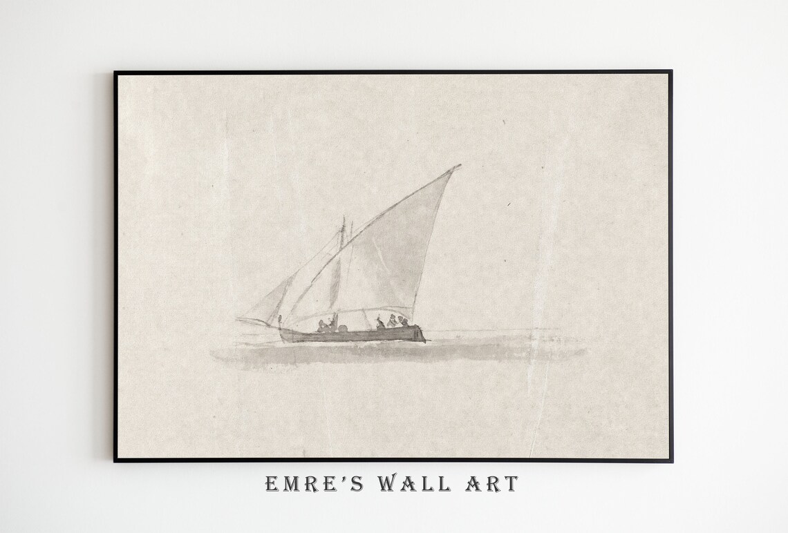 Neutral Gallery Wall Art Set, Vintage Sketch Print - Image 4
