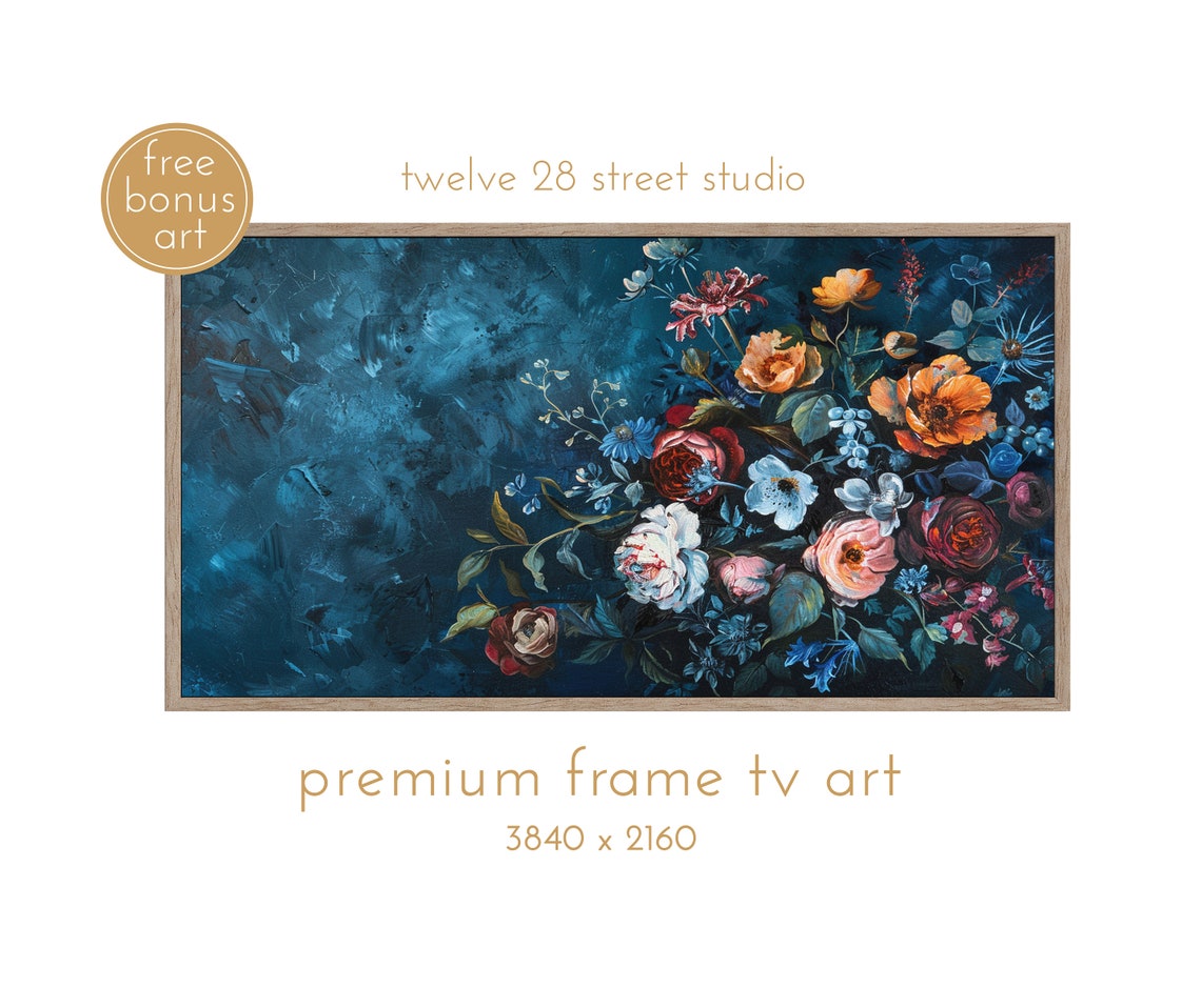 Moody Tv Art Vintage Dark Tv Art Dark Academia Tv Art Tv Art Moody Spring Art Dark Tv Art Dark Tv Art