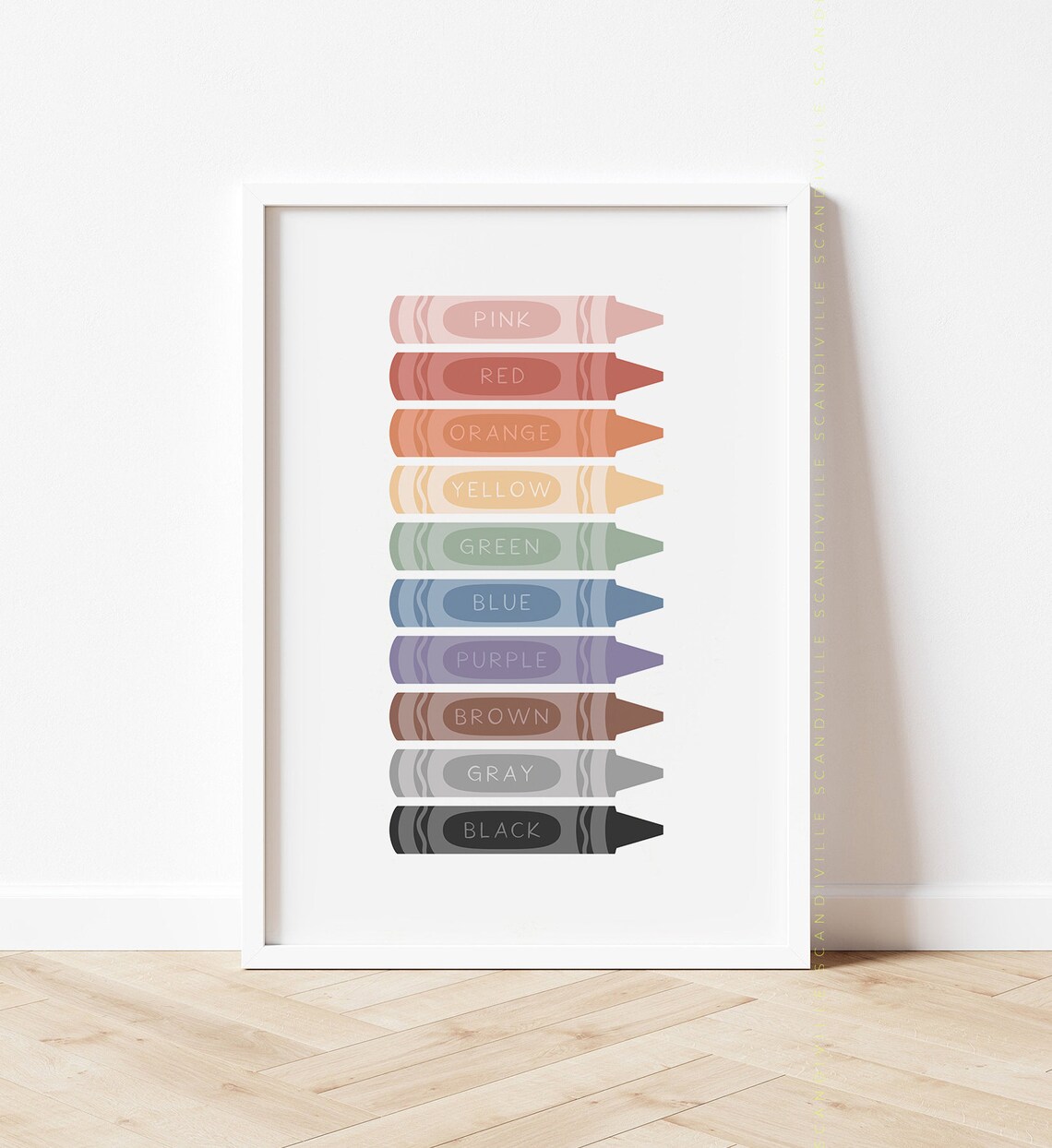 Crayons Poster, Colorful Classroom Decor - Image 2