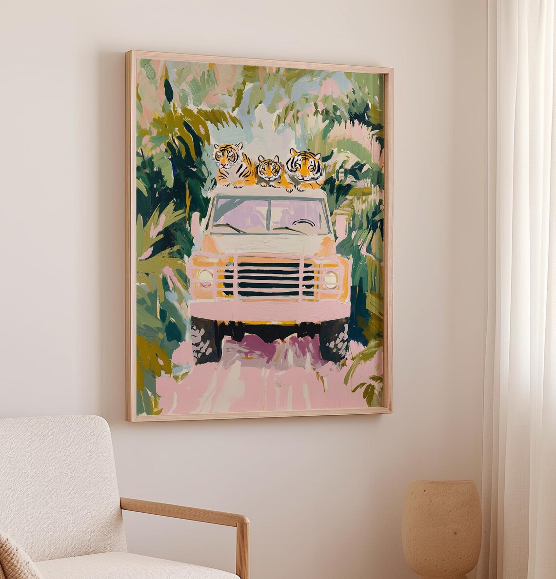 Safari Nursery Print, Cute Animal Nursery Decor - Image 2
