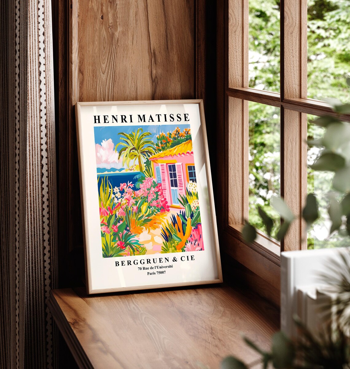 Beach House Decor Mid-Century Matisse Art Print - Image 6