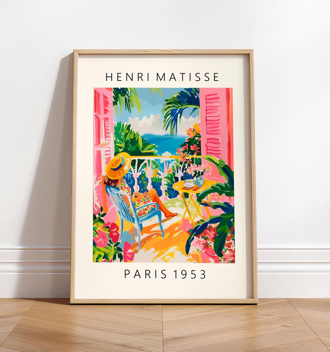 Henri Matisse Coffee Poster, Maximalist Wall Art