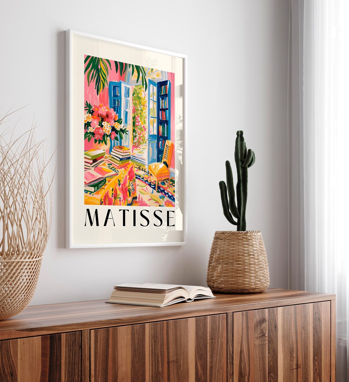 Henri Matisse Bookish Art Print, Mid-Century Poster - Image 4