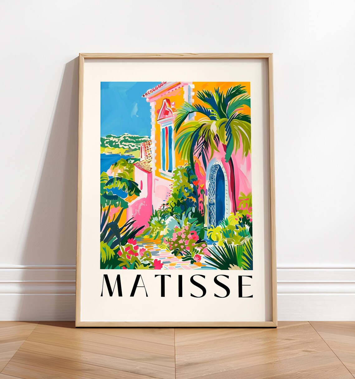 Aesthetic Poster Boho Decor Matisse Print Tropical Beachy Wall Art Dopamine Wall Decor