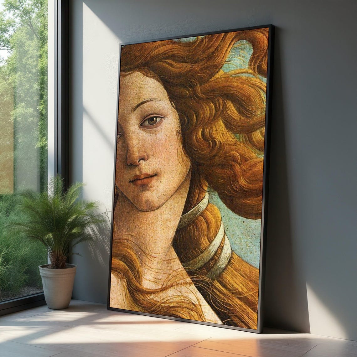 Botticelli Birth Of Venus Detail Renaissance Goddess Portrait Poster