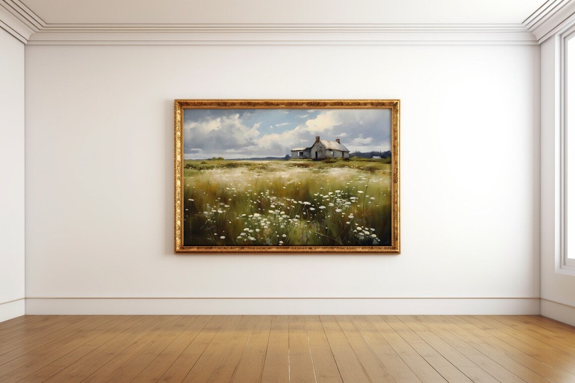 Whispers In The Wild, Meadows Cottage Antique Print - Image 3