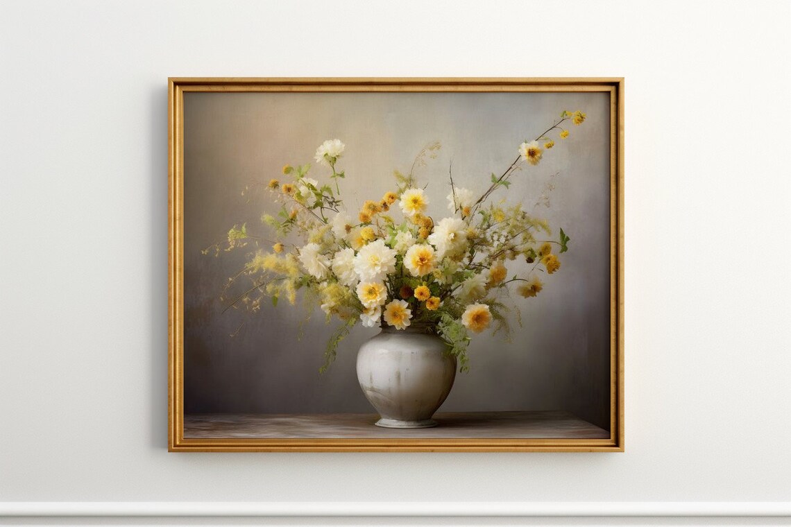 Ephemeral Beauty, A Vase Of Summer Blooms