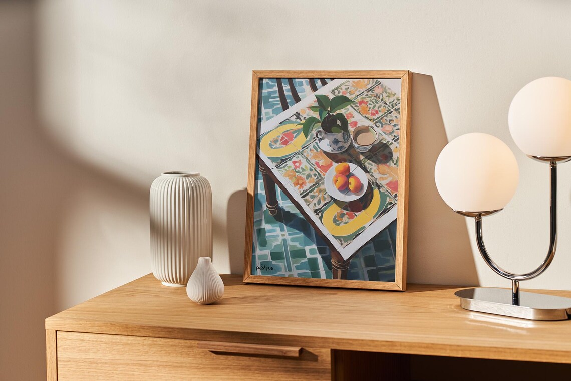 Tea Time Kitchen Poster, Cafe Decor - Image 2