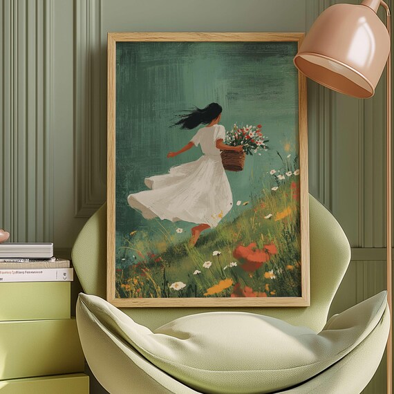 Abstract People Contemporary Minimalist Art Print