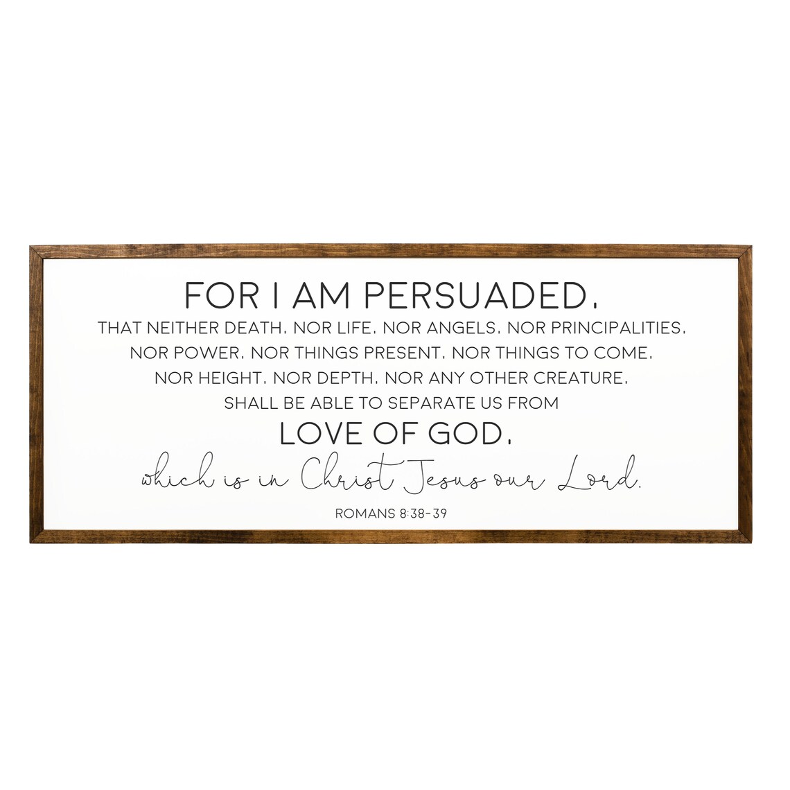 Romans 8:38-39 Scripture Art Print, Christian Verse - Image 2