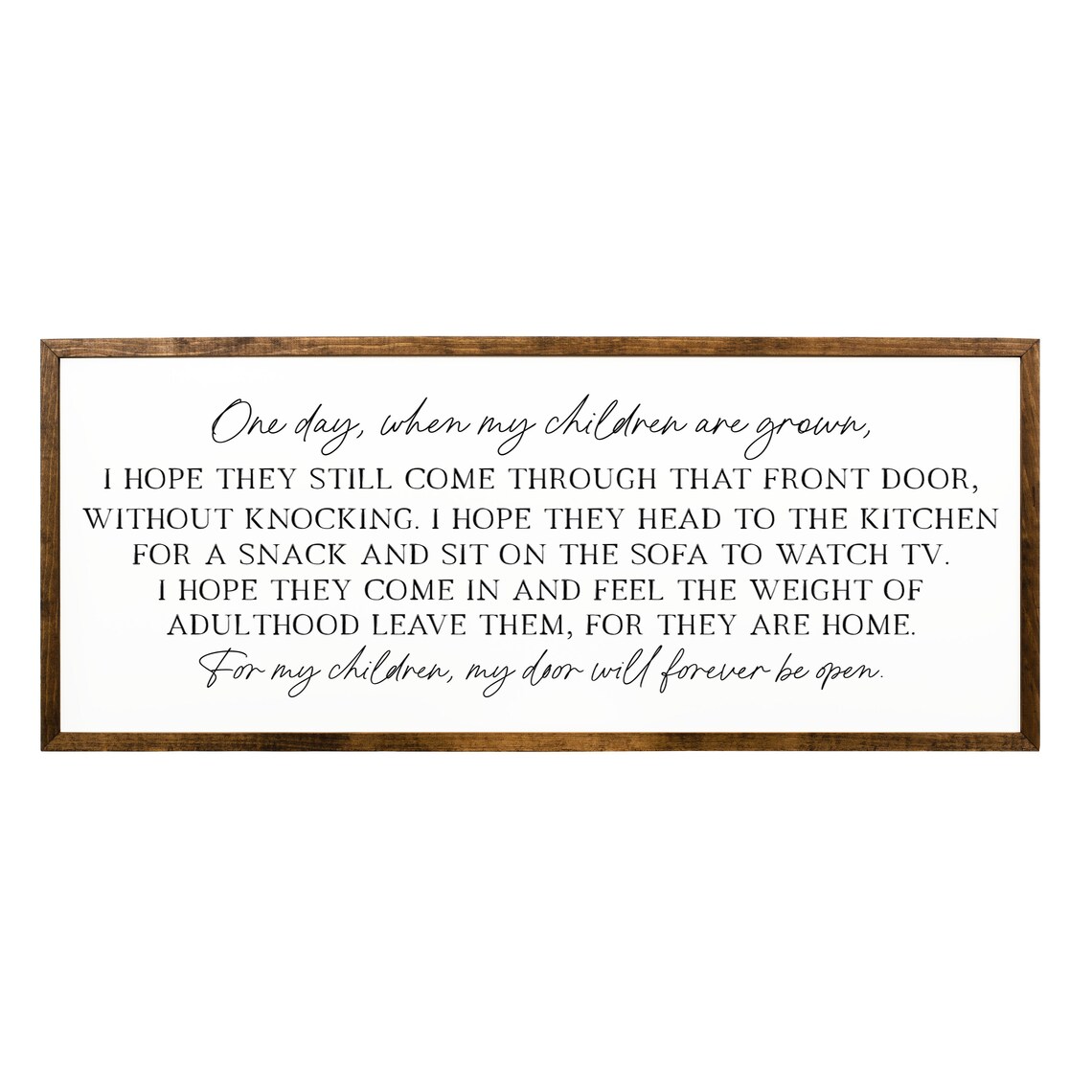 One Day When My Children Are Grown Farmhouse Art Print - Image 2