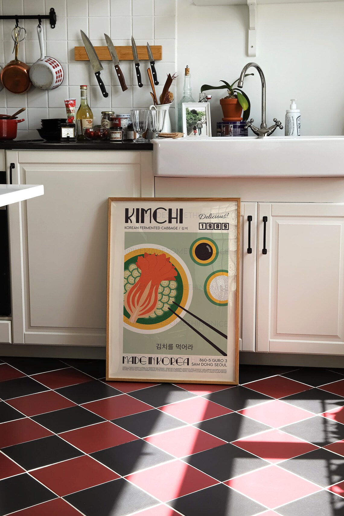 Kimchi Kitchen Poster, Modern Food Art Print - Image 5