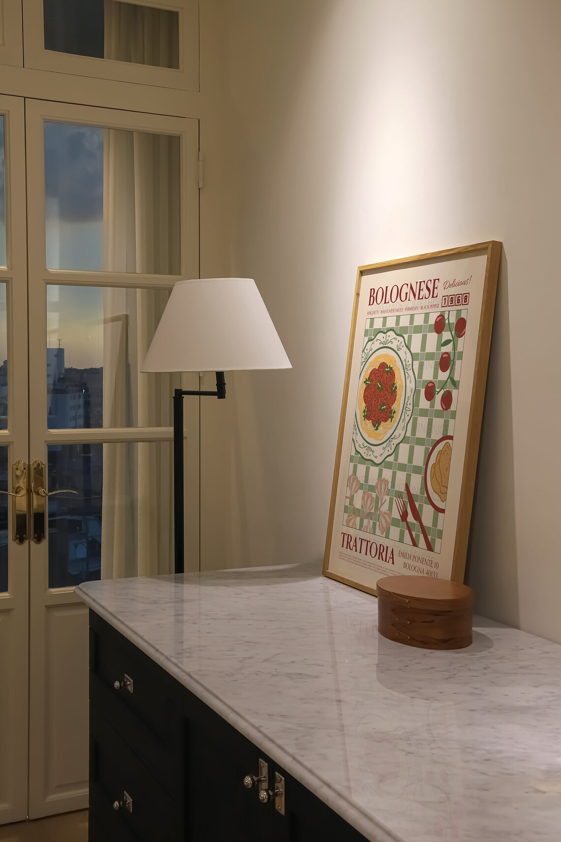 Bolognese Poster, Retro Pasta Kitchen Art Print - Image 3