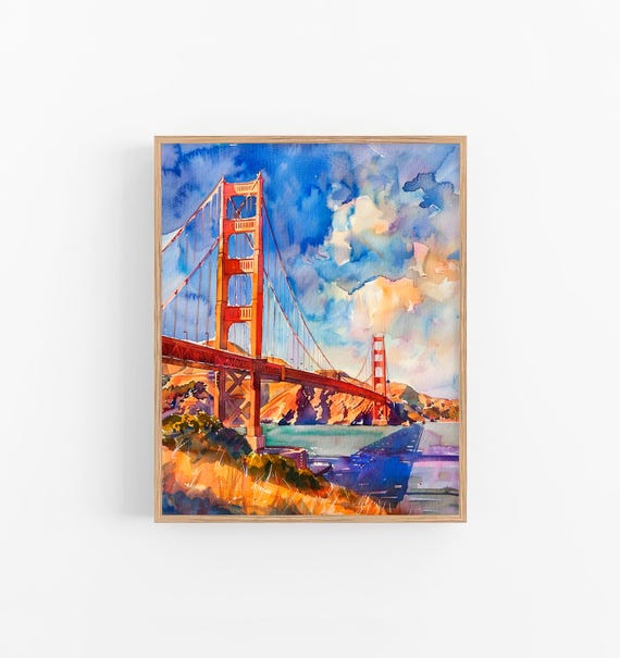 Golden Gate Bridge San Francisco Wall Art Print