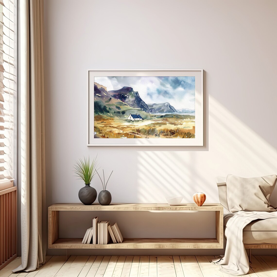 Isle Of Skye Countryside Art Print, Rustic Landscape - Image 5