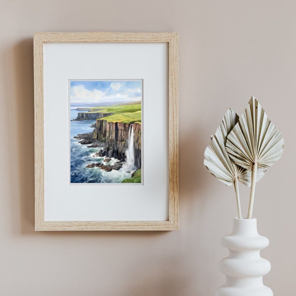 Isle Of Skye Watercolor Print, Scottish Travel Poster - Image 2