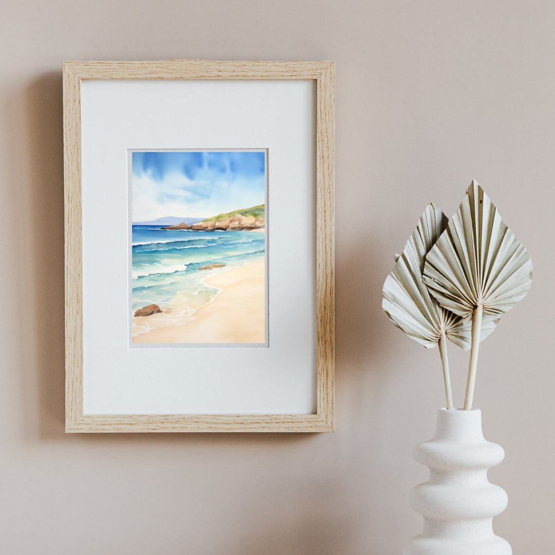 Sea of Cortez Turquoise Waves Rolling Over a Rocky Point Beach Poster - Image 2