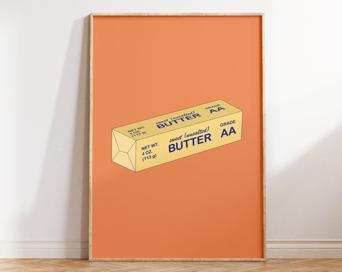 Butter Print Retro Kitchen Art Print