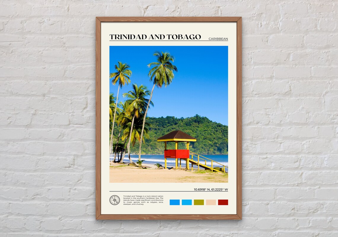 Trinidad And Tobago Photo Travel Poster