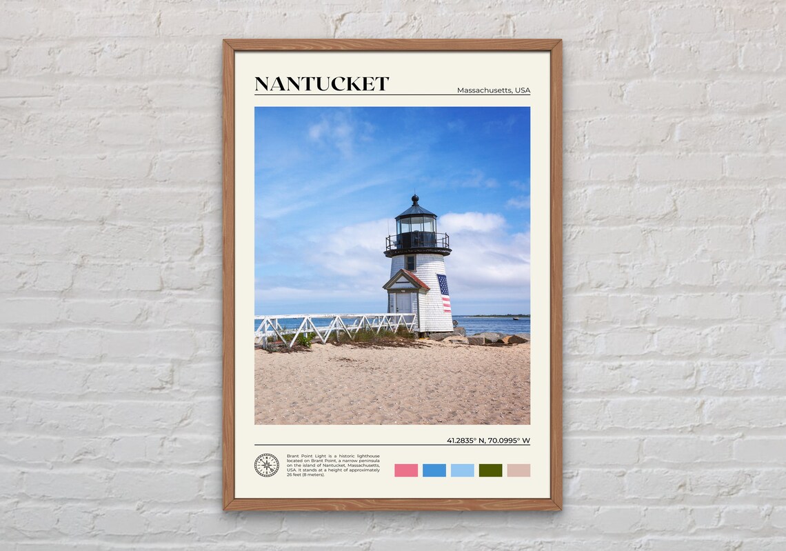 Real Photo Nantucket Print Nantucket Wall Art Nantucket Poster Nantucket Photo Nantucket Wall Decor Massachusetts Usa Poster