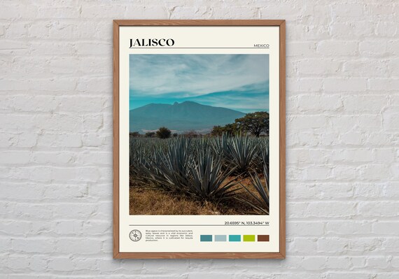 Jalisco Photo Art Print, Mexico Travel Wall Decor