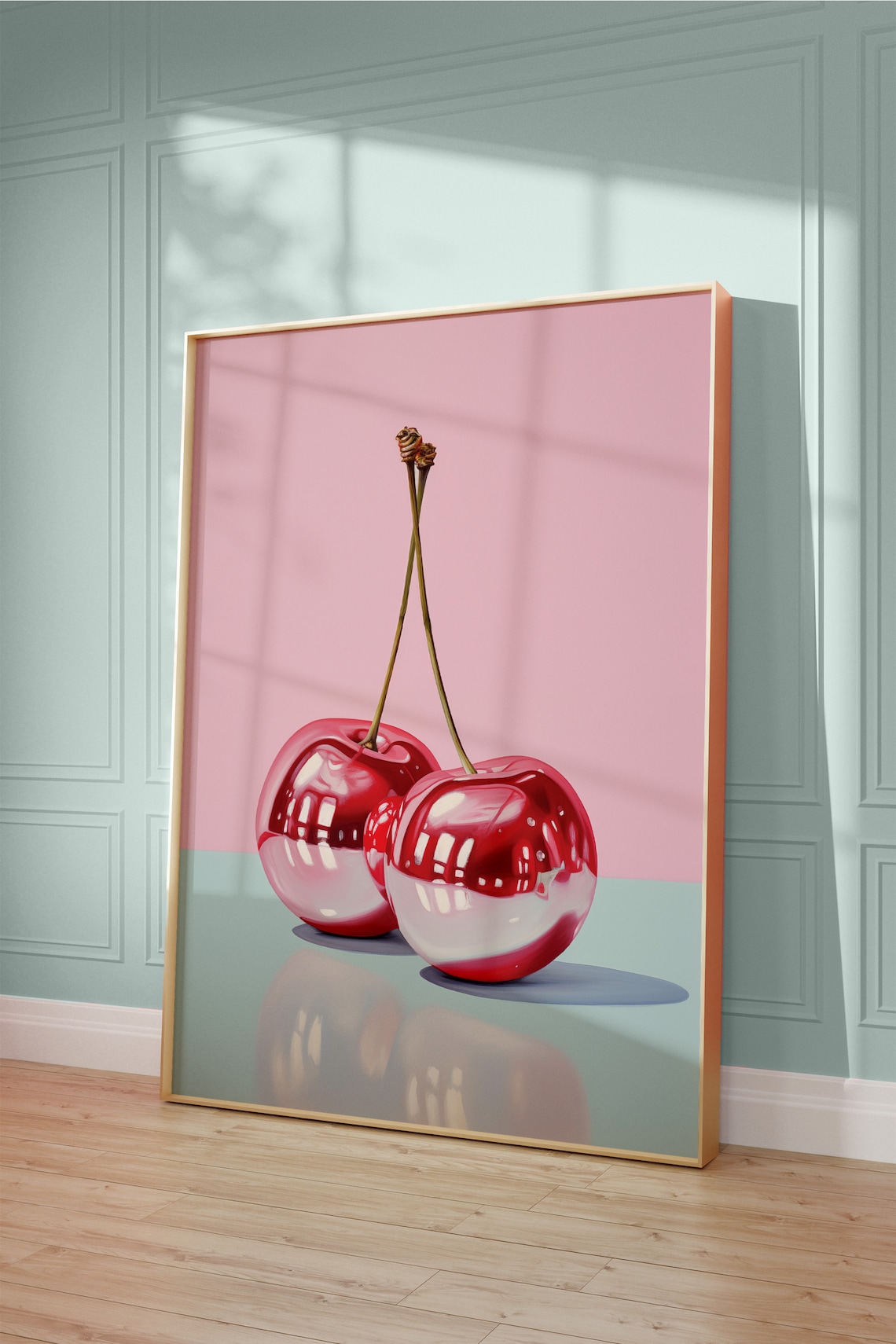 Cherries Coquette Poster, Dorm Room Wall Decor