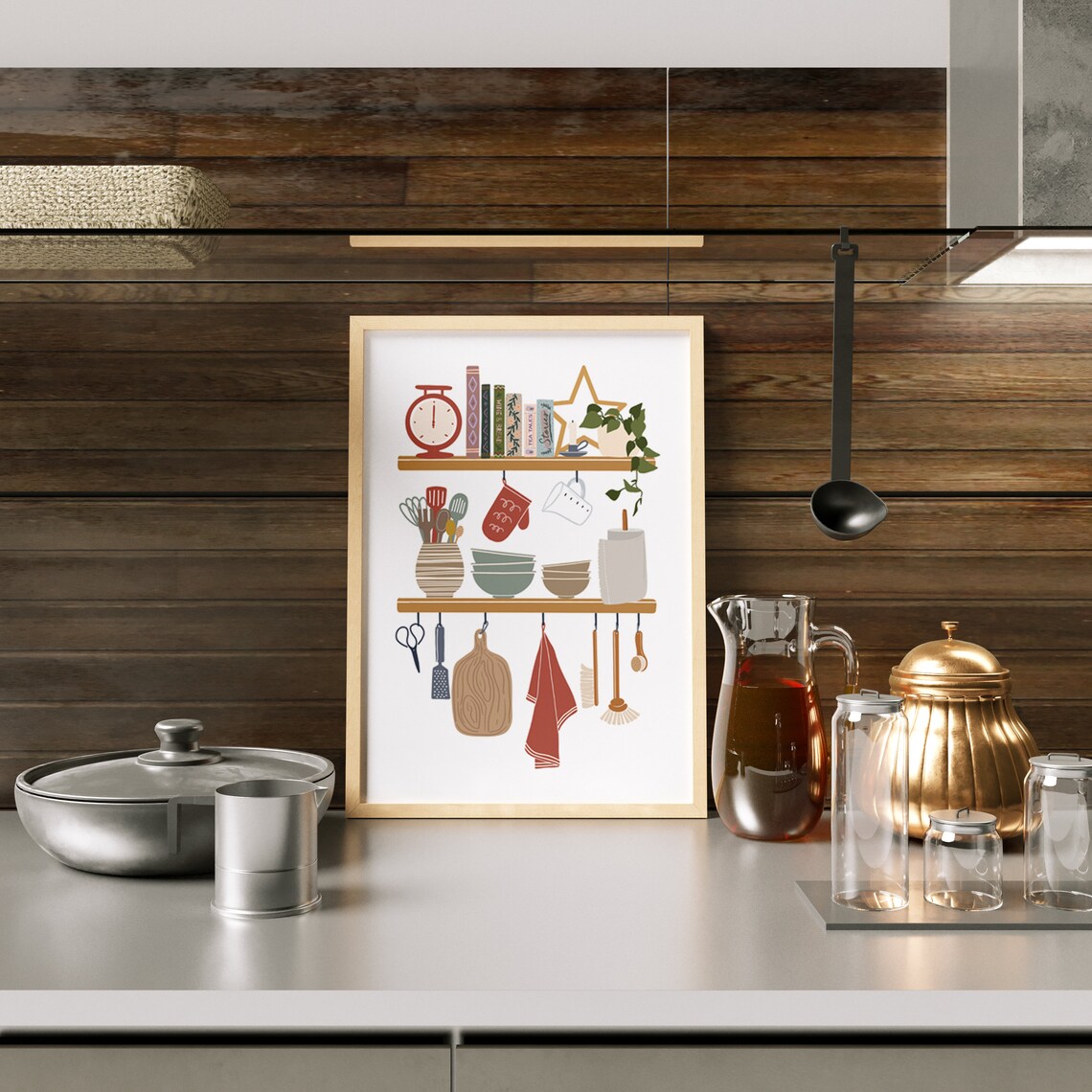 Kitchen Wall Art, Modern Kitchen Poster Print - Image 2