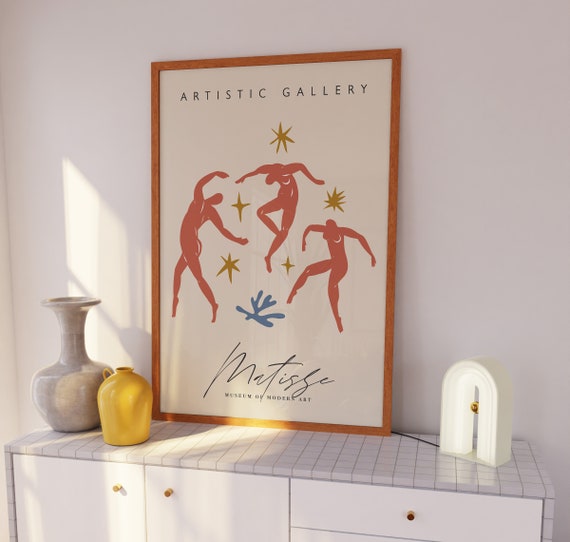 Matisse Print Vintage Exhibition Poster Modern Art Print Matisse Wall Art Contemporary Art Museum Art Poster Trendy Wall Art