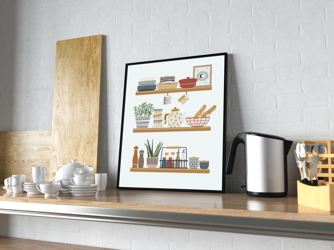 Kitchen Wall Art Poster, Modern Kitchen Decor - Image 2