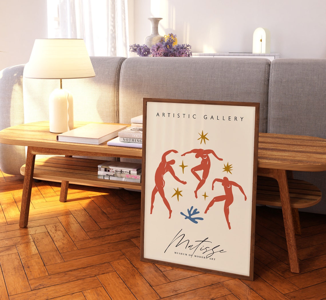 Matisse Terracotta Dancing Figures Exhibition Artistic Gallery Poster - Image 2