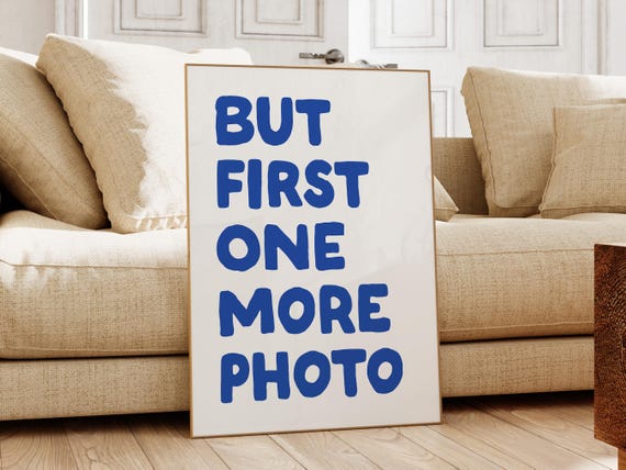 Photographer Quote Wall Art Navy Blue Art Print Gift For Photographer Camera Quote Print Camera Lover Print