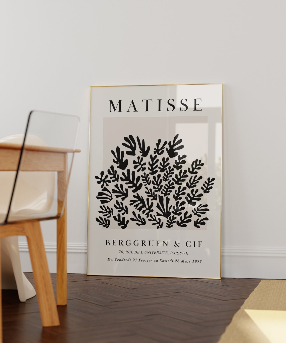 Henri Matisse Leaf Cut Out 1953 Paris Exhibition Gallery Poster - Image 2