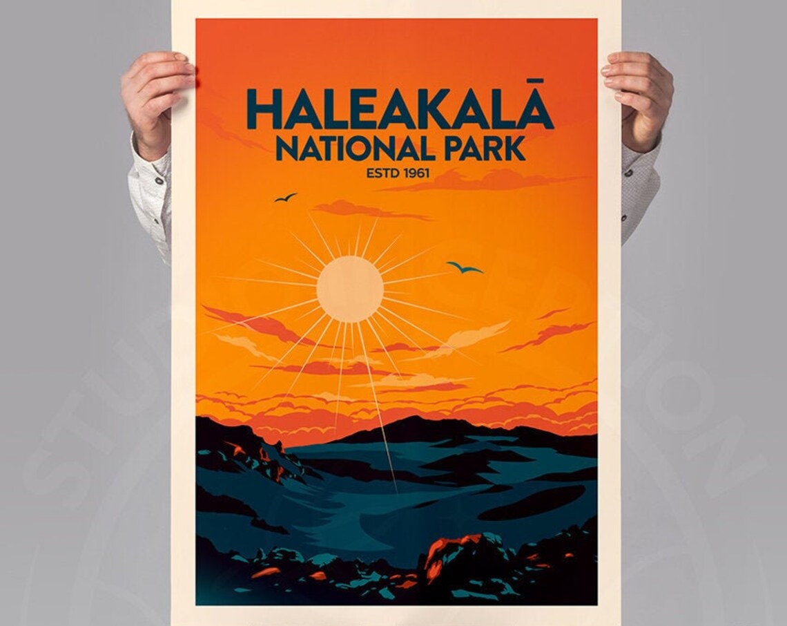 Haleakala National Park Poster, Hawaii Travel Print - Image 3