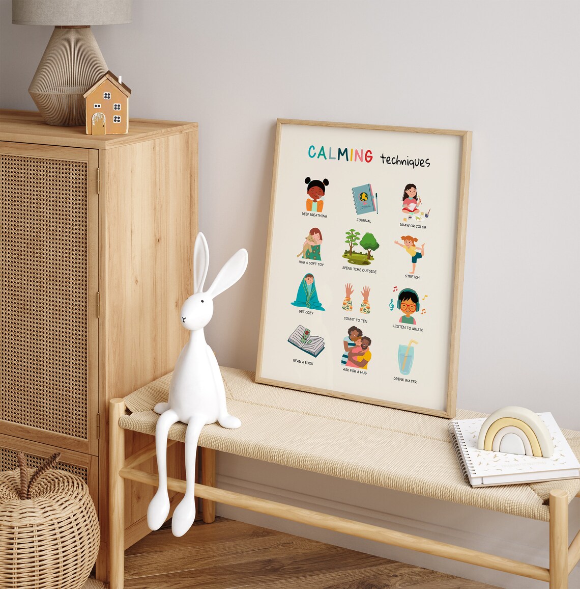 Calming Techniques Poster for Kids, Calm Corner - Image 3