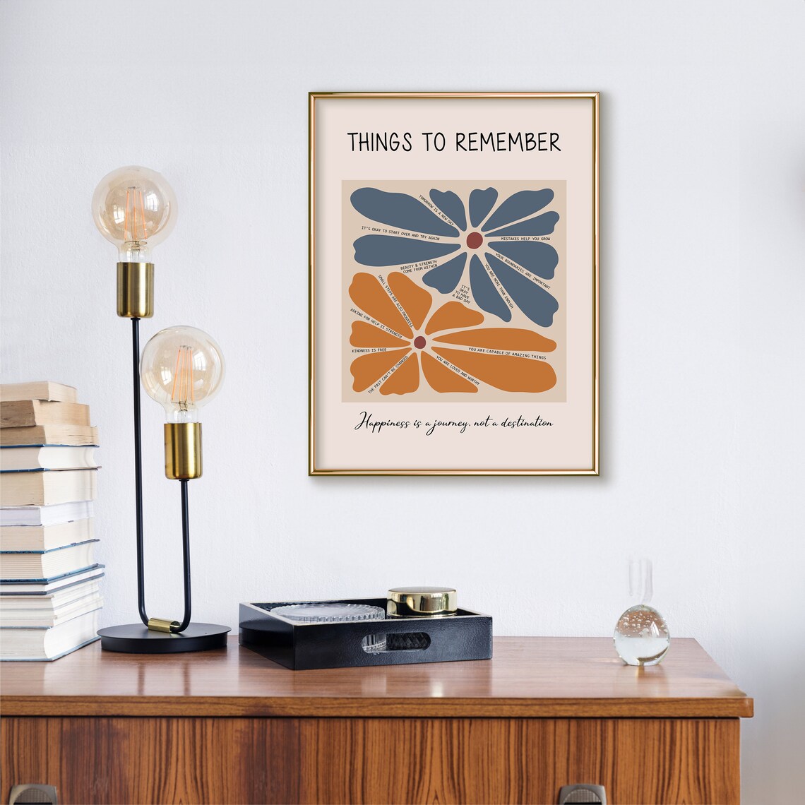 Mental Health Positive Affirmations Art Print - Image 2