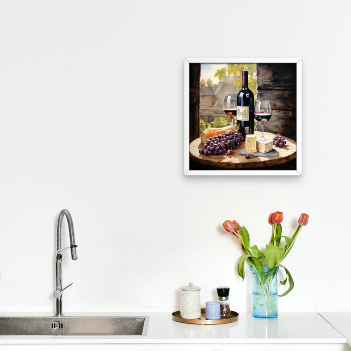 Wine Lover Wall Art, Wine Cellar Decor - Image 3